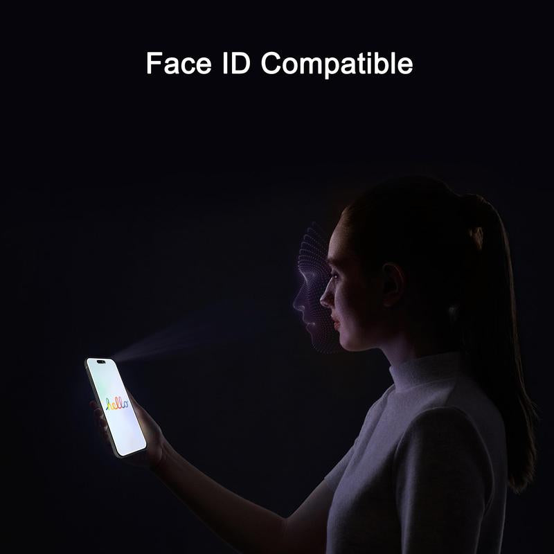 3-PACK for Iphone 15 14 13 12 11 Pro Max X XS XR Privacy Anti-Spy Tempered GLASS Screen Protector Accessories Transparent